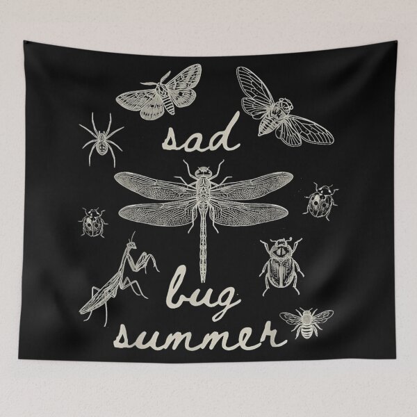 Item preview, Sad Bug Summer Vintage Cottagecore Insect Aesthetic Goth Indie Graphic Art designed and sold by DienesAngele.