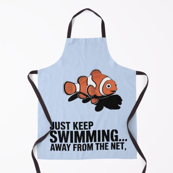 Item preview, Finding Nemo - Just keep swimming... away from the net designed and sold by 123ks.