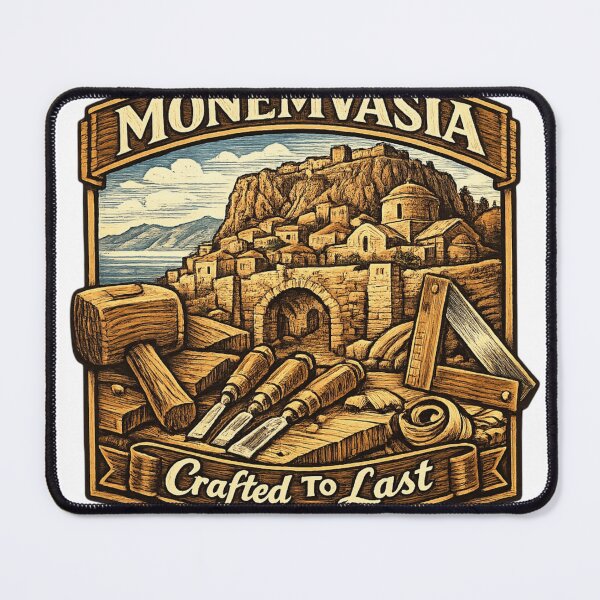 Item preview, Monemvasia Woodworking Sticker designed and sold by Imaginarium of Chaos falcon88 .