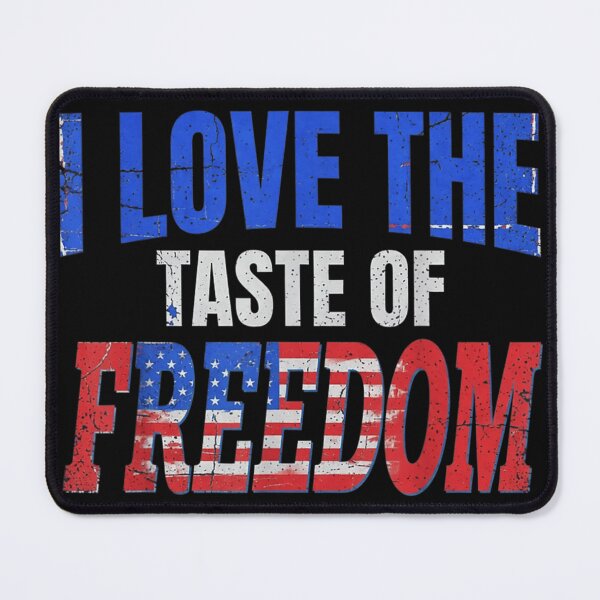 Item preview, I Love The Taste Of Freedom Patriotic American Flag July Fourth Merch designed and sold by DienesAngele.