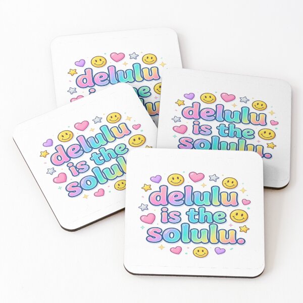 Item preview, Delulu Is The Solulu Funny Y2K Typography Design designed and sold by BookedAndDesign.