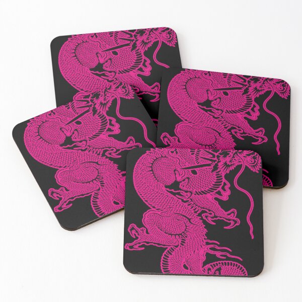 Item preview, Pink dragon designed and sold by TidalTattoo.