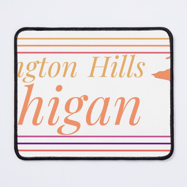Item preview, Farmington Hills Michigan City Marked On Map designed and sold by TheIconSmith.