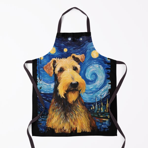Item preview, Funny Airedale Terrier Starry Night Illustration Mom Dad Kids designed and sold by rafaeltto.