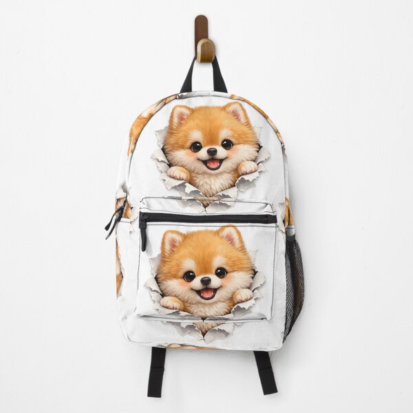 Item preview, Cute Pomeranian Tearing Through Paper – Funny Fluffy Dog Burst Art | Pomeranian Lover Gift designed and sold by irfanshikh.