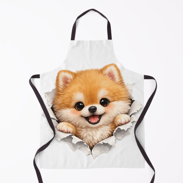 Item preview, Cute Pomeranian Tearing Through Paper – Funny Fluffy Dog Burst Art | Pomeranian Lover Gift designed and sold by irfanshikh.