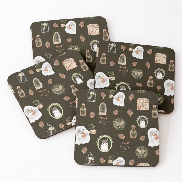Item preview, Cute whimsy cottagecore pattern designed and sold by pinkyfish1010.