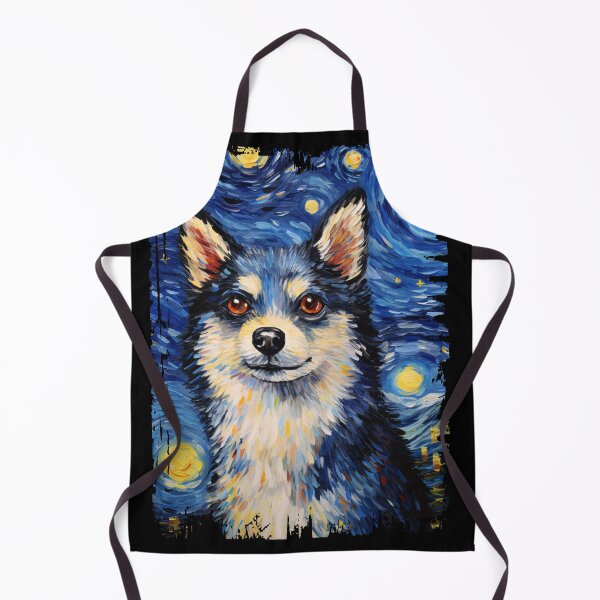 Item preview, Funny Alaskan Klee Kai Starry Night Illustration Mom Dad Kids designed and sold by rafaeltto.