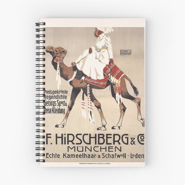 Item preview, Camel by Ludwig Hohlwein - Art Nouveau Camel Rider Poster for Vintage Travel Art Collectors designed and sold by RickE.