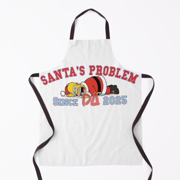 Item preview, Vintage Varsity Santas Problem Since 2025 Funny Tired Santa Claus Retro Streetwear Graphic designed and sold by DesignArtist.ia.