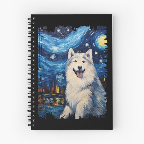 Item preview, Funny Alaskan Malamute Starry Night Illustration Mom Dad Kids designed and sold by rafaeltto.