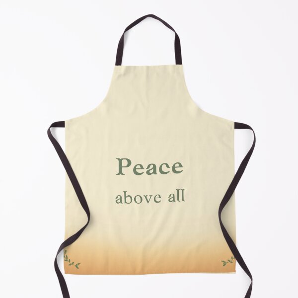 Item preview, Peace Above All – Minimalist Affirmation Typography Design designed and sold by CosmicQuietLab.