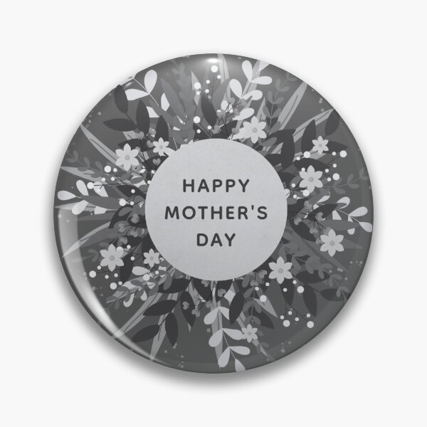 Item preview, Black White Boho Floral Wreath Mother's Day Card designed and sold by GlueGunEnergy.