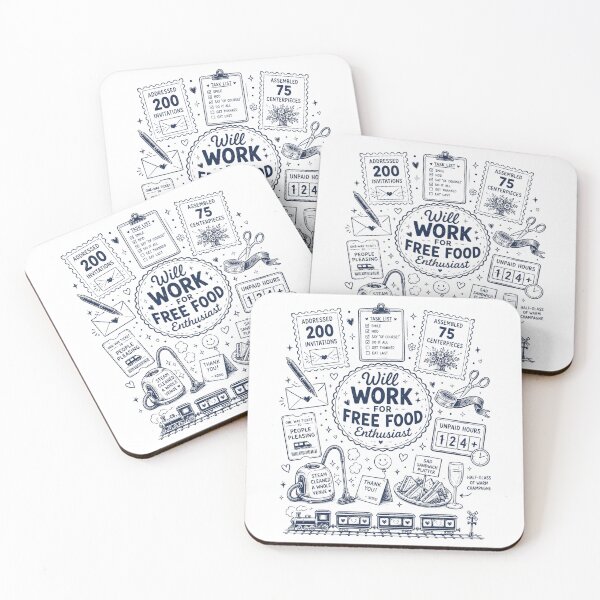 Item preview, Will work for free food enthusiast designed and sold by Peerless-Prime.