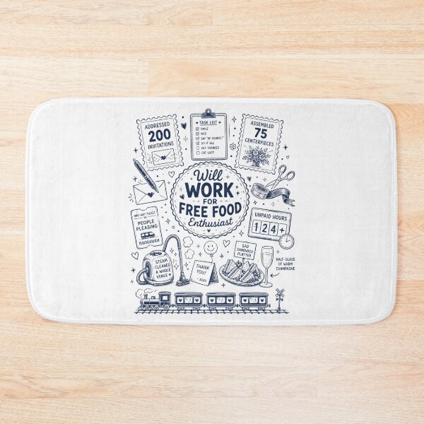 Item preview, Will work for free food enthusiast designed and sold by Peerless-Prime.