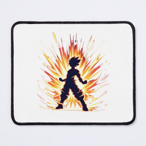 Item preview, Anime Power Up Silhouette — Shonen Fan Art Sticker designed and sold by tommysworks.