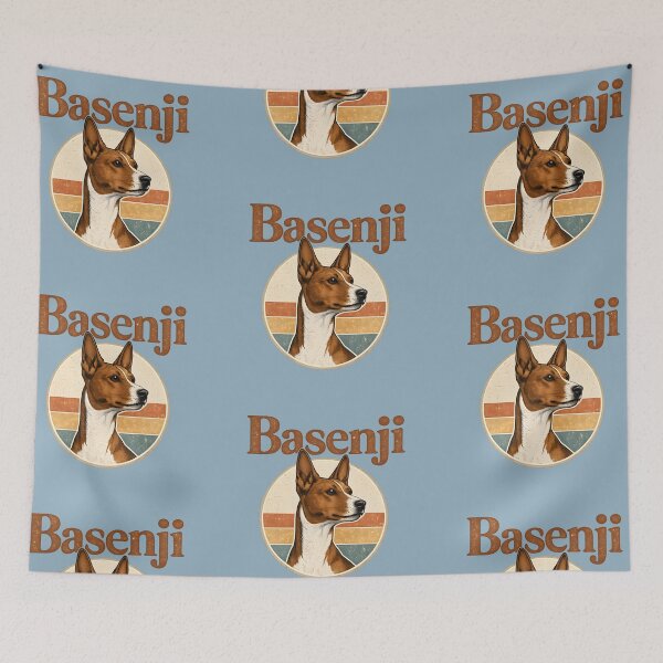 Item preview, Vintage Basenji Dog Design designed and sold by blankTeeShirt.