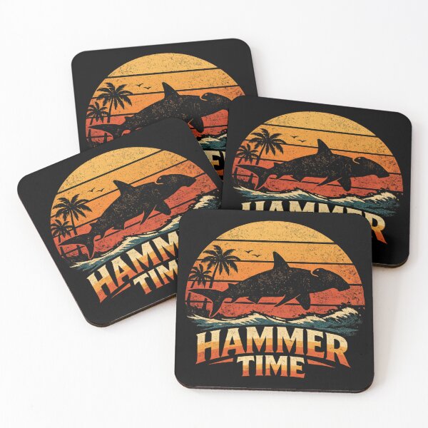 Artikelvorschau, Hammer Time – Hammerhai bei Sonnenuntergang entworfen und verkauft von SidTastic .