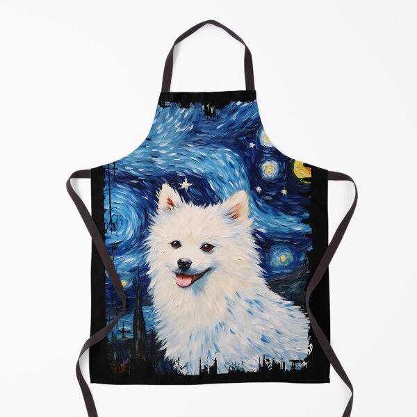 Item preview, Funny American Eskimo Starry Night Illustration Mom Dad Kids designed and sold by rafaeltto.
