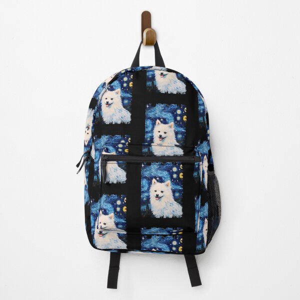 Item preview, Funny American Eskimo Starry Night Illustration Mom Dad Kids designed and sold by rafaeltto.
