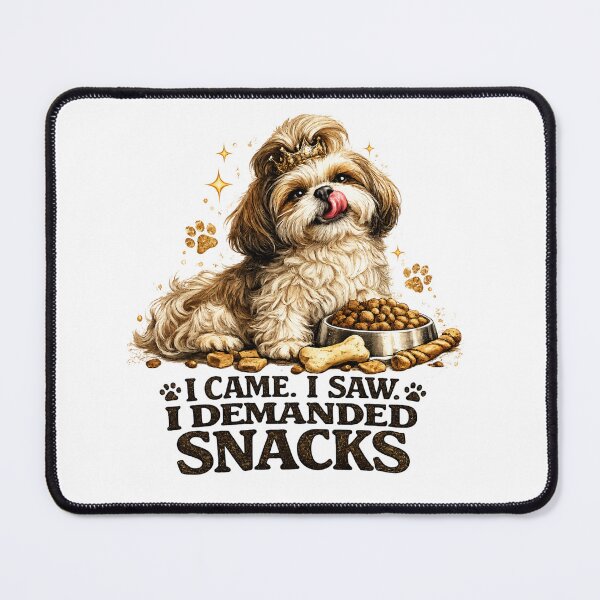 Item preview, I Came I Saw I Demanded Snacks Funny Shih Tzu Dog Lover Design designed and sold by HippyRikky.