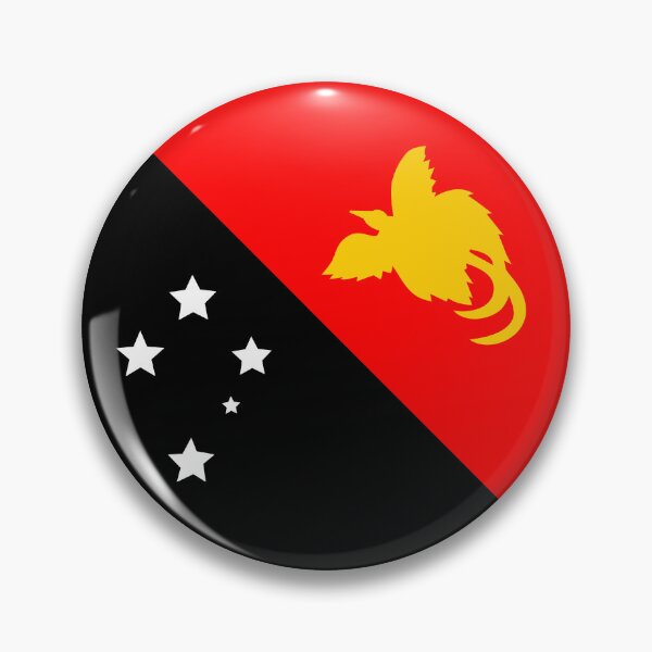 Item preview, Papua New Guinea Circle Flag PG designed and sold by shitpostee.