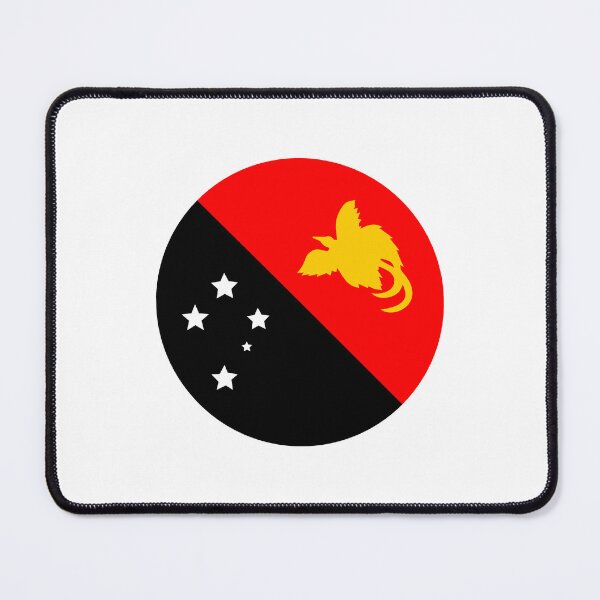 Item preview, Papua New Guinea Circle Flag PG designed and sold by shitpostee.