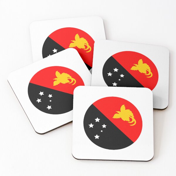 Item preview, Papua New Guinea Circle Flag PG designed and sold by shitpostee.