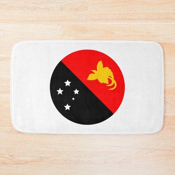Item preview, Papua New Guinea Circle Flag PG designed and sold by shitpostee.