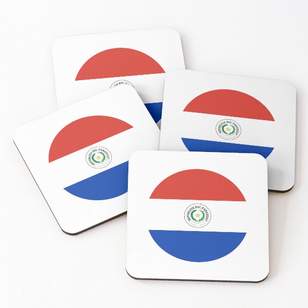 Item preview, Paraguay Circle Flag PY designed and sold by shitpostee.