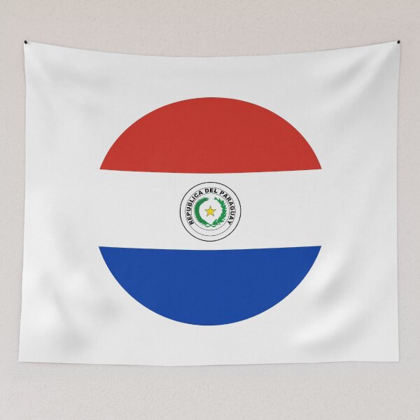 Item preview, Paraguay Circle Flag PY designed and sold by shitpostee.