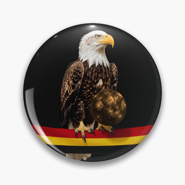 Item preview, The eagle sits with the football on the Germany banner designed and sold by Segasprojects.