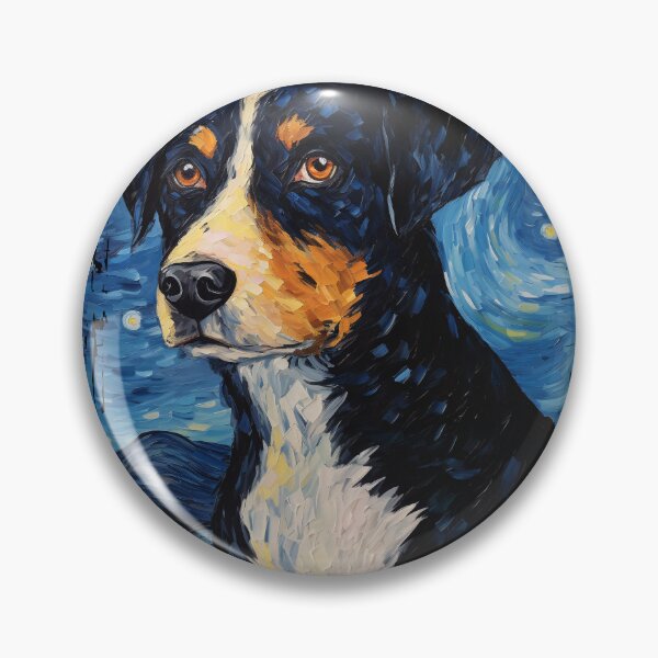 Item preview, Funny Appenzeller Starry Night Illustration Mom Dad Kids designed and sold by rafaeltto.