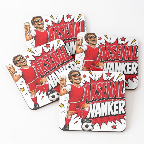 Item preview, Arsenal Wanker Funny Football Fan Comic Style Banter Design designed and sold by UrbanKangaroo.
