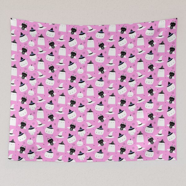Item preview, Cute hand drawn Halloween seamless pattern designed and sold by the-myro.