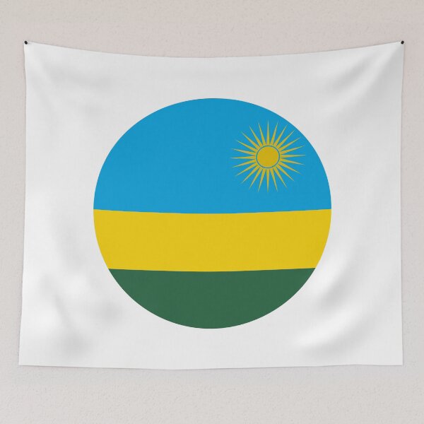 Item preview, Rwanda Circle Flag RW designed and sold by shitpostee.