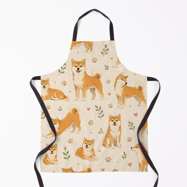 Item preview, Shiba Inu Love & Paws Pattern designed and sold by blankTeeShirt.