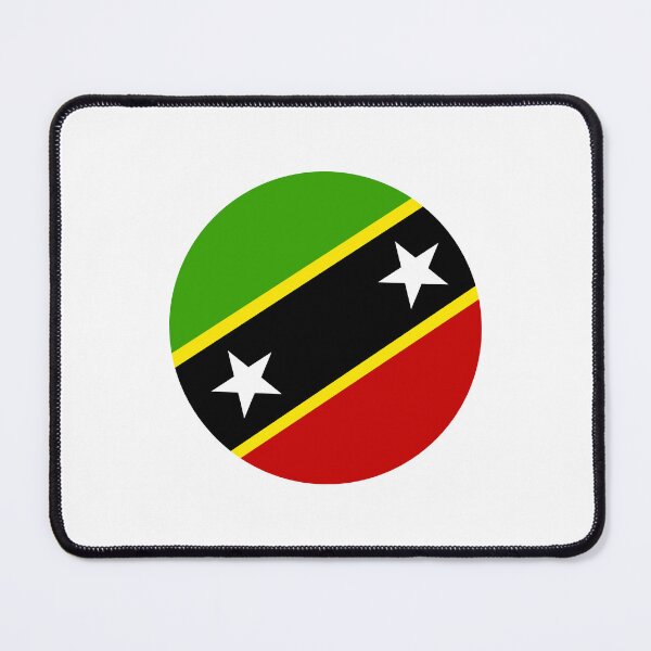 Item preview, Saint Kitts And Nevis Circle Flag KN designed and sold by shitpostee.
