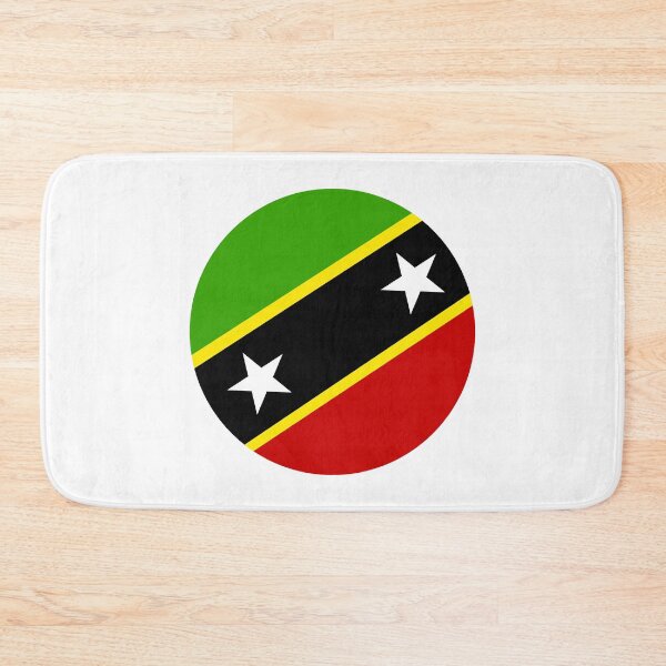 Item preview, Saint Kitts And Nevis Circle Flag KN designed and sold by shitpostee.