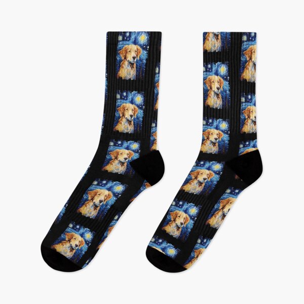 Item preview, Funny Australian Retriever Starry Night Illustration Mom Dad Kids designed and sold by rafaeltto.
