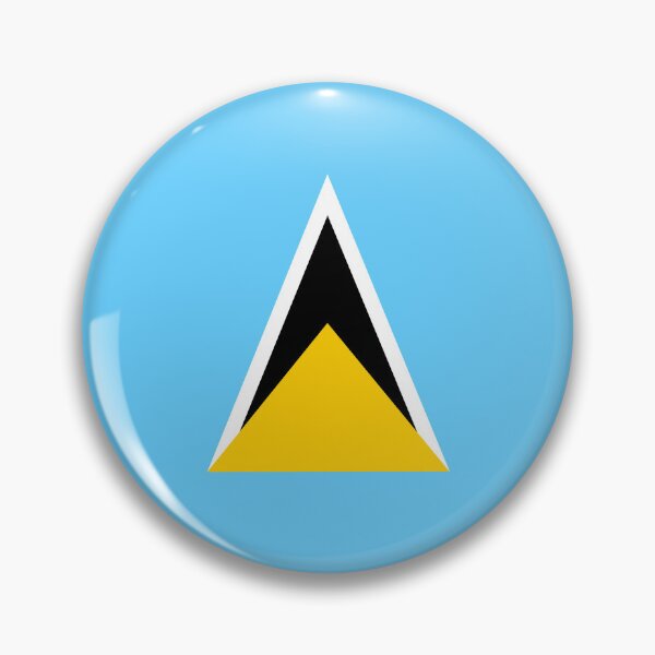 Item preview, Saint Lucia Circle Flag LC designed and sold by shitpostee.