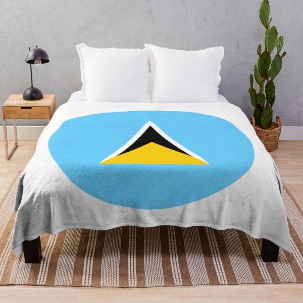 Item preview, Saint Lucia Circle Flag LC designed and sold by shitpostee.