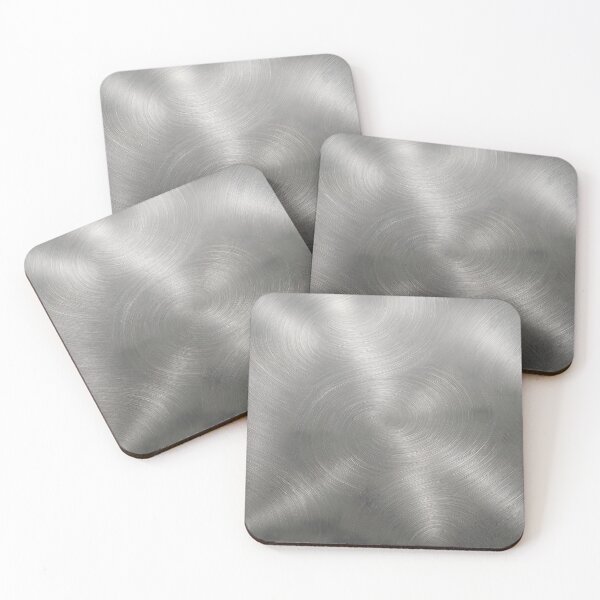 Item preview, Brushed Steel Swirls Metal Texture Design designed and sold by Sybille-Yates.