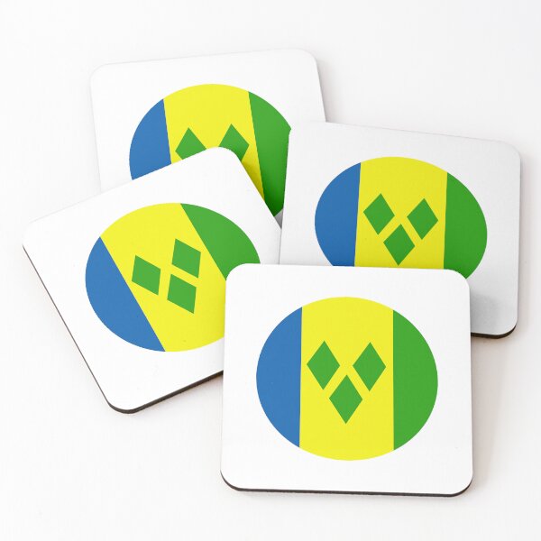 Item preview, Saint Vincent And The Grenadines Circle Flag VC designed and sold by shitpostee.