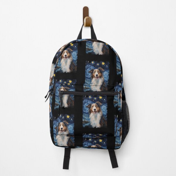 Item preview, Funny Australian Shepherd Starry Night Illustration Mom Dad Kids designed and sold by rafaeltto.