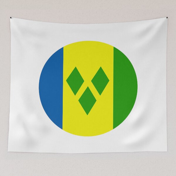 Item preview, Saint Vincent And The Grenadines Circle Flag VC designed and sold by shitpostee.
