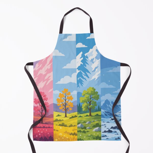 Item preview, The Four Seasons Landscape Panel Art designed and sold by BrownHorse90s.