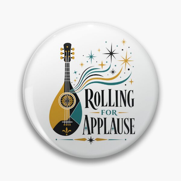 Item preview, Rolling For Applause Bard Lute Fantasy Music Art designed and sold by Fenay Designs.