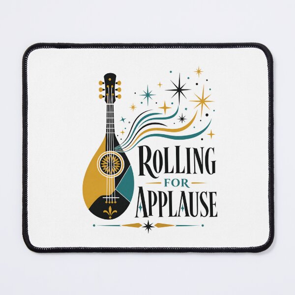 Item preview, Rolling For Applause Bard Lute Fantasy Music Art designed and sold by Fenay Designs.