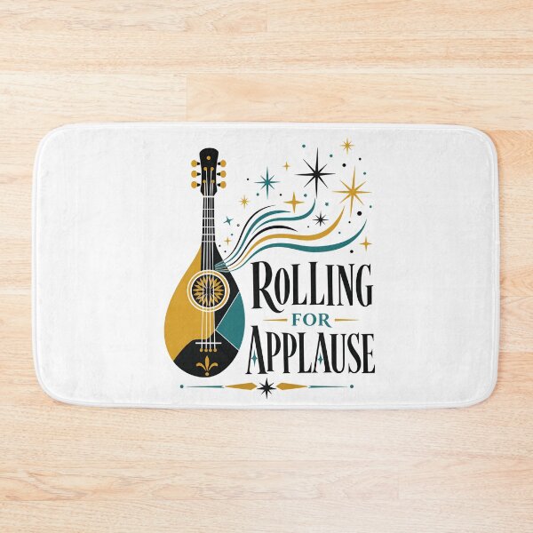 Item preview, Rolling For Applause Bard Lute Fantasy Music Art designed and sold by Fenay Designs.